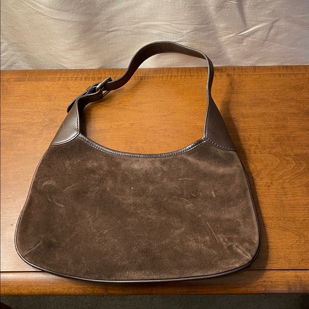 Banana Republic Brown Suede Shoulder Bag